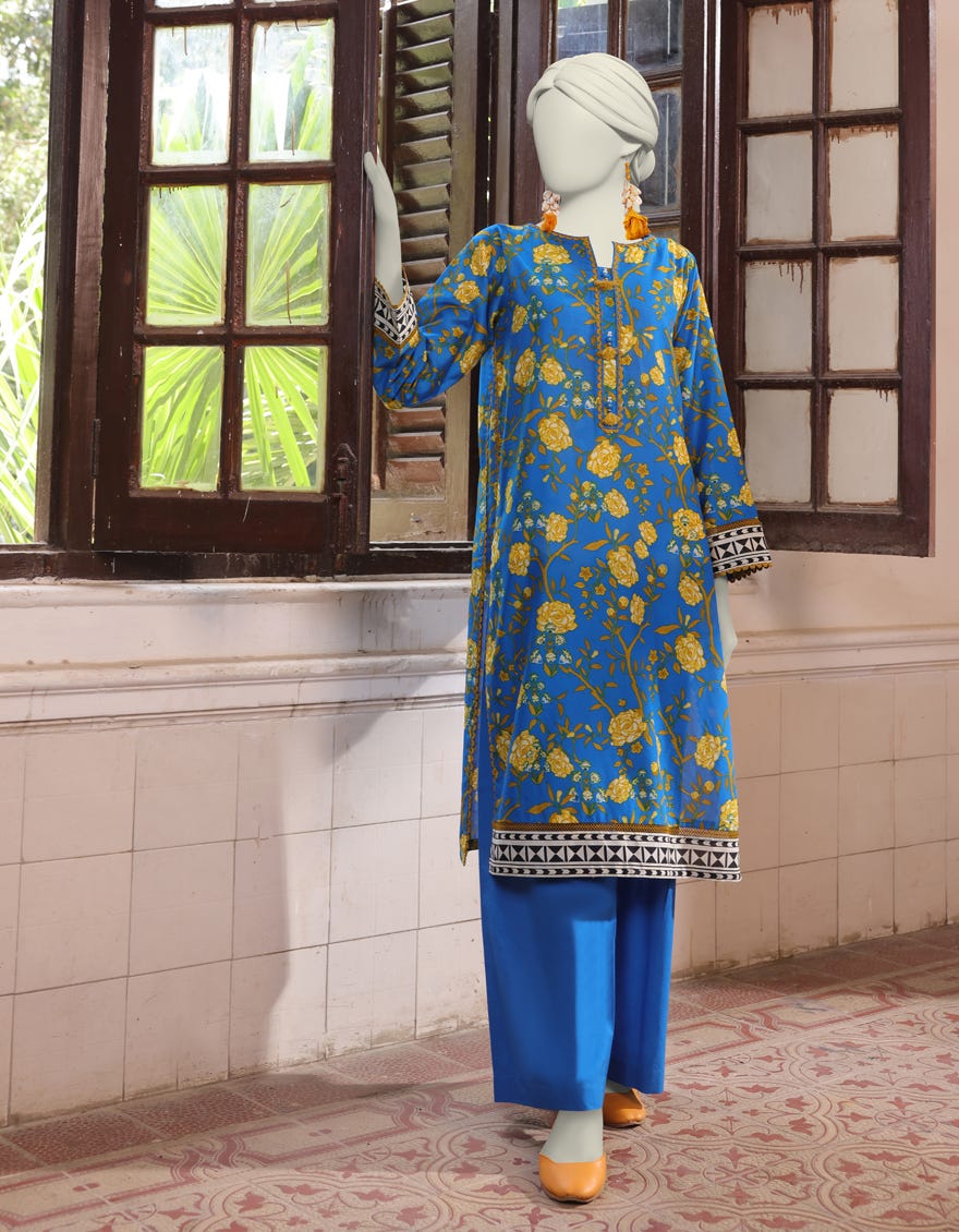 Multicolor Lawn Unstitched 2 Piece Dress | Jlawn-S-Jst-24-1702