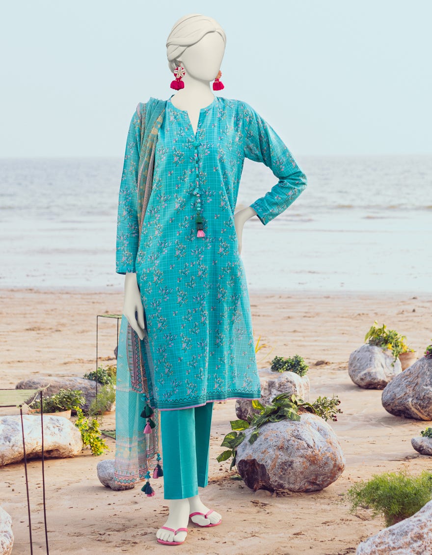 Green Lawn Unstitched 3 Piece Dress | Jlawn-S-24-170
