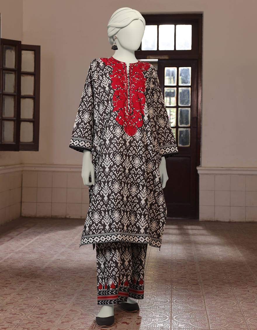Multicolor Lawn Unstitched 2 Piece Dress | Jlawn-S-Jst-24-1712