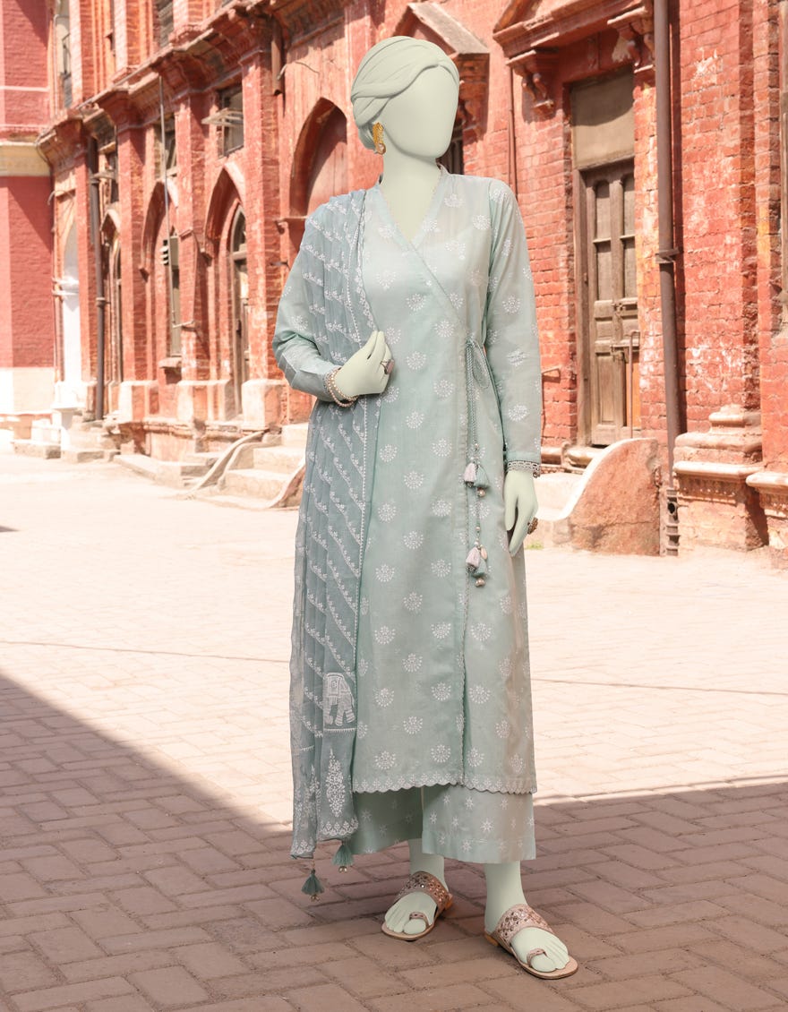 Green Lawn Unstitched 3 Piece Dress | Jlawn-S-24-177