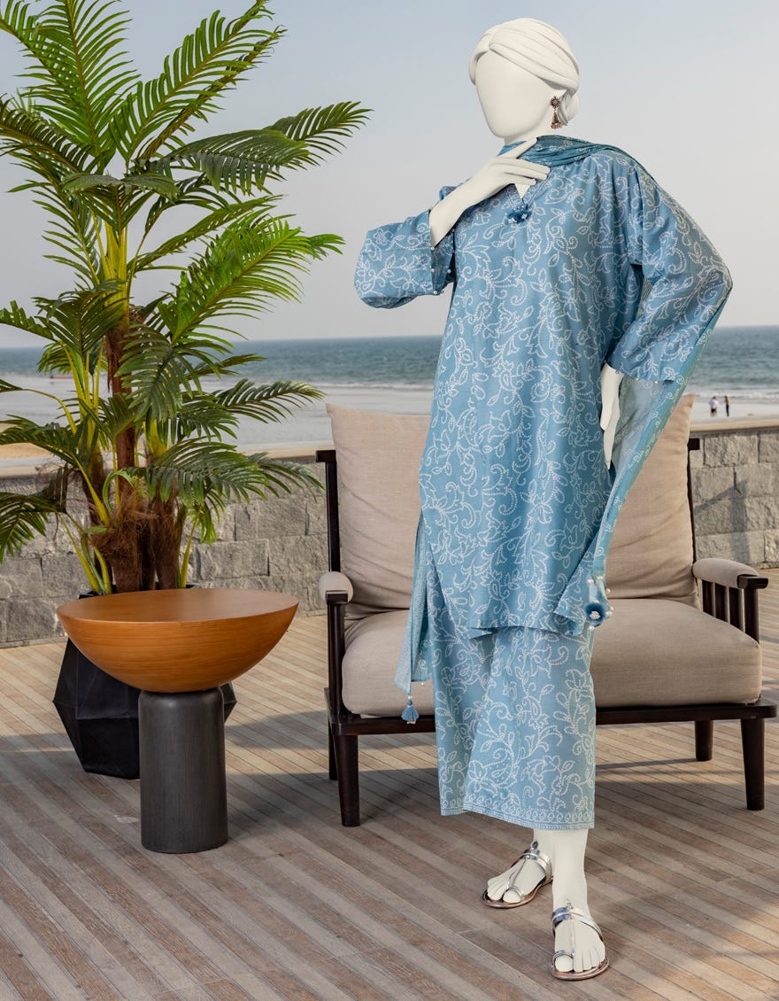 Multicolor Lawn Unstitched 3 Piece Dress | Jlawn-S-24-188