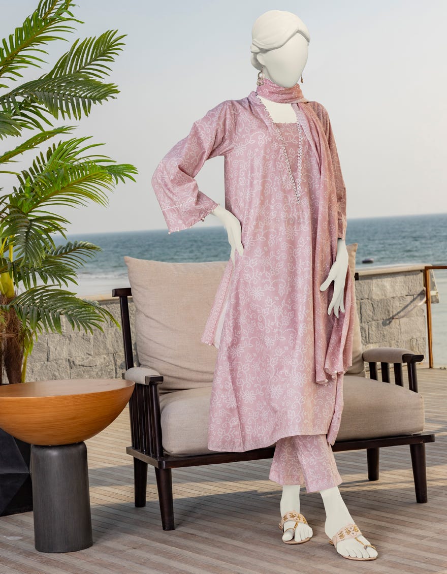 Multicolor Lawn Unstitched 3 Piece Dress | Jlawn-S-24-190