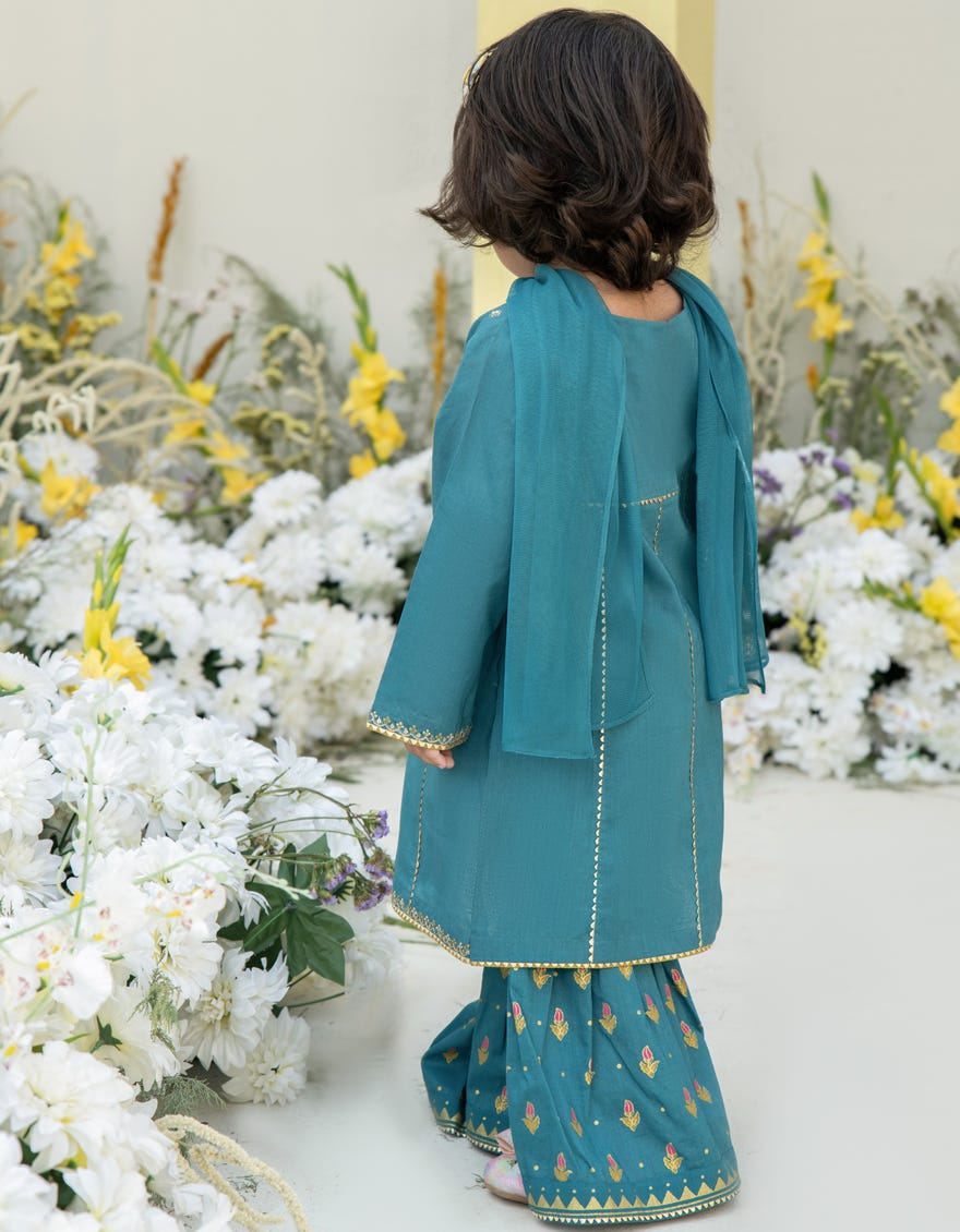 BLUE LAWN INFANT 3PC STITCHED | JGK-S-24-1936