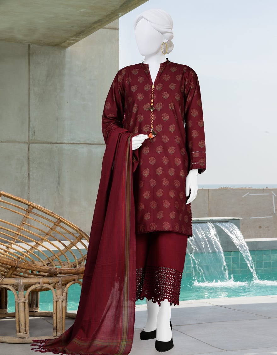 Multicolor Lawn Unstitched 3 Piece Dress | Jlawn-S-24-223