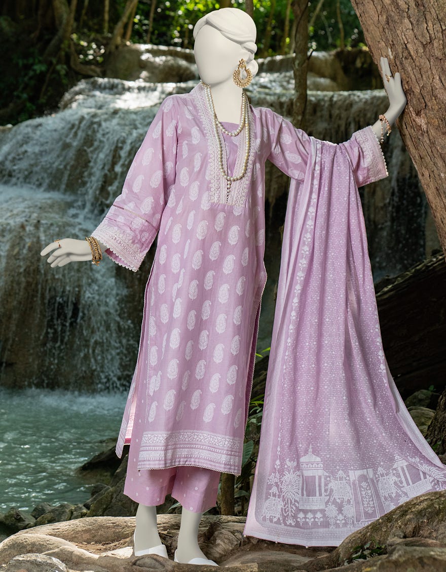 Multicolor Lawn Unstitched 3 Piece Dress | Jlawn-S-24-229
