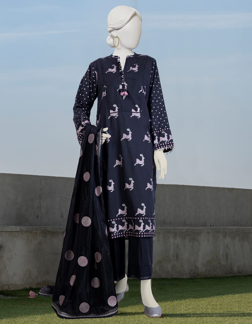 Multicolor Lawn Unstitched 3 Piece Dress | Jlawn-S-24-259
