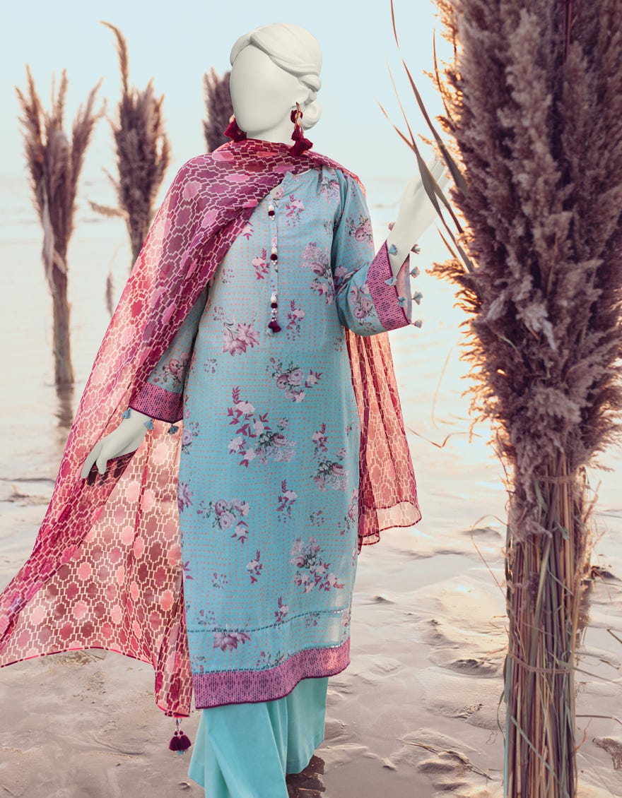 Green Lawn Unstitched 3 Piece Dress | Jlawn-S-24-265