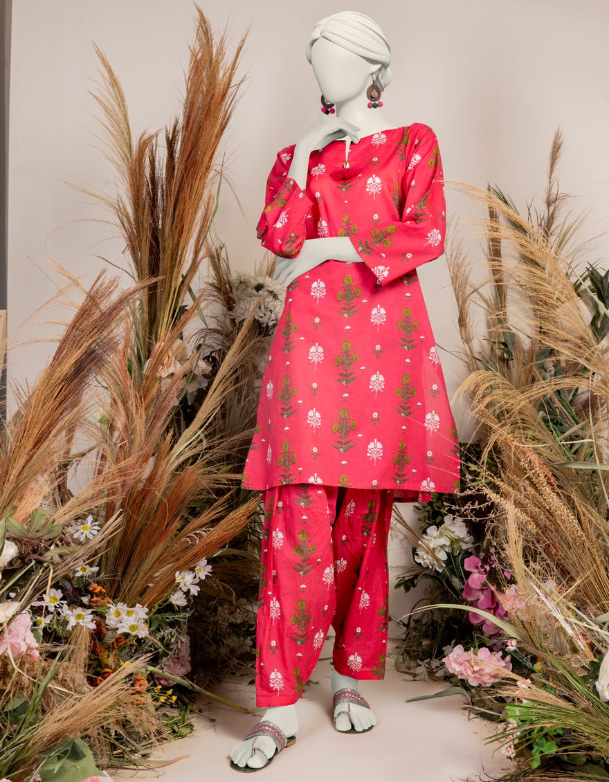 Pink Liminal Printed Women's Kurti | Jjlk-S-Jpws-24-3002