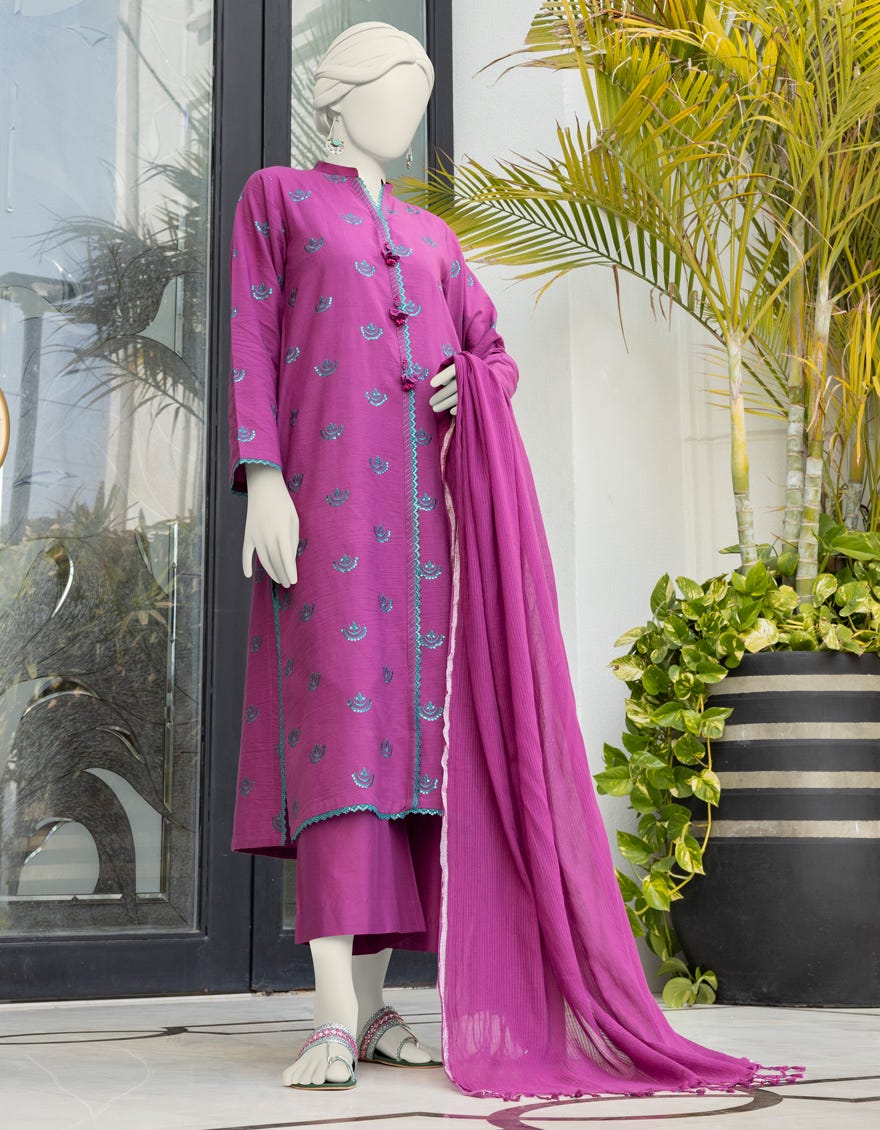 Magenta Lawn Unstitched 3 Piece Dress | Jlawn-S-24-377 Khilat-07