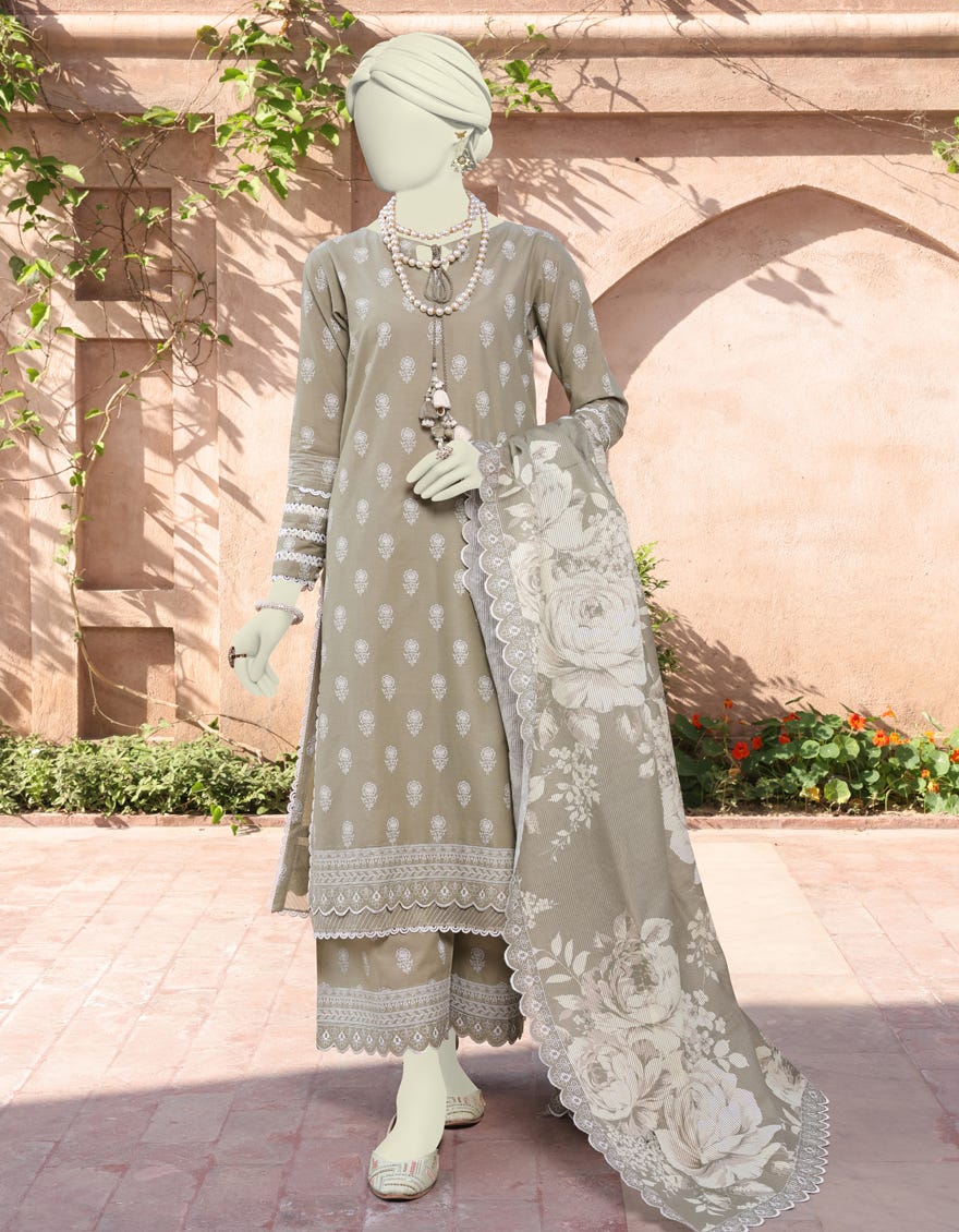 Green Lawn Unstitched 3 Piece Dress | Jlawn-S-24-465