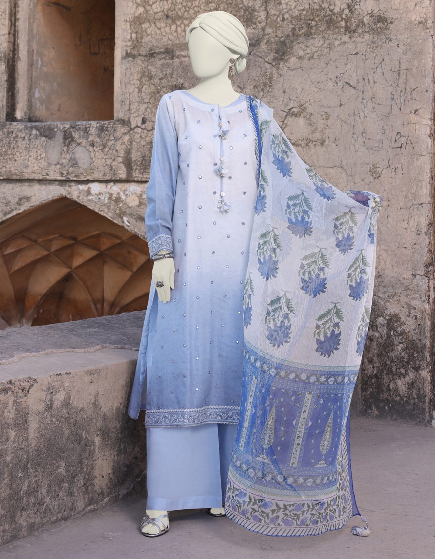 Multicolor Lawn Unstitched 3 Piece Dress | Jlawn-S-24-497
