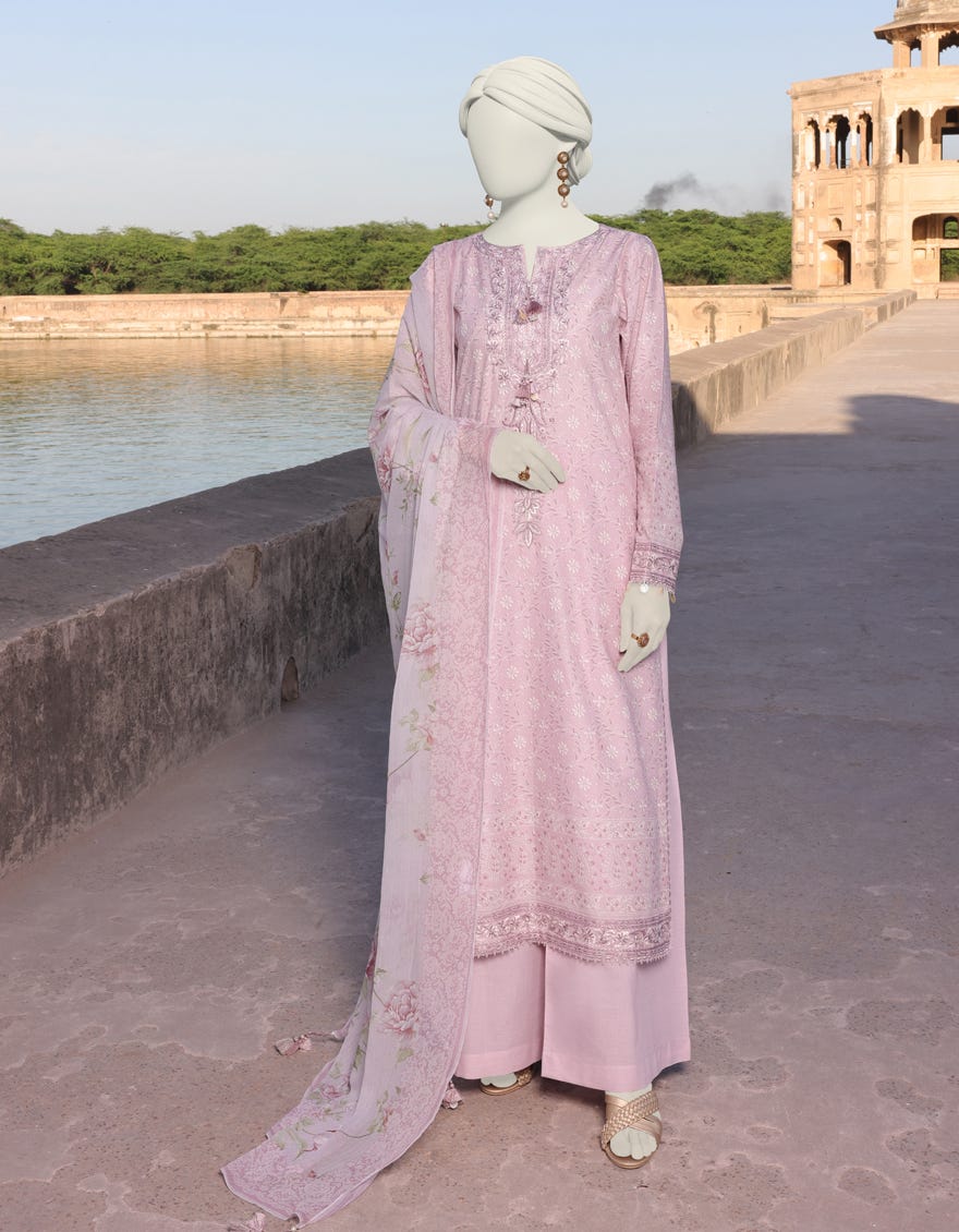 Multicolor Lawn Unstitched 3 Piece Dress | Jlawn-S-24-501