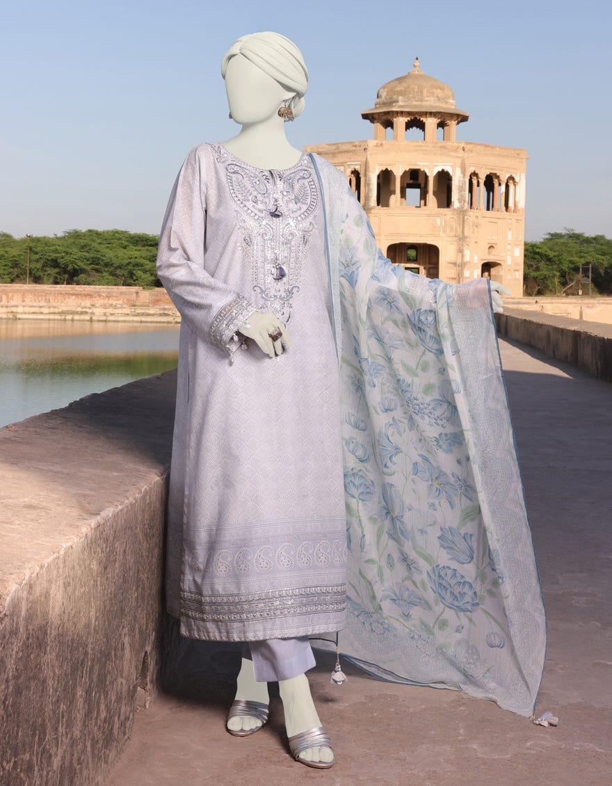 Multicolor Lawn Unstitched 3 Piece Dress | Jlawn-S-24-503