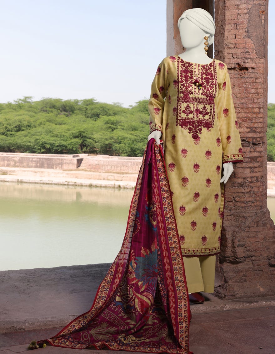 Multicolor Lawn Unstitched 3 Piece Dress | Jlawn-S-24-511