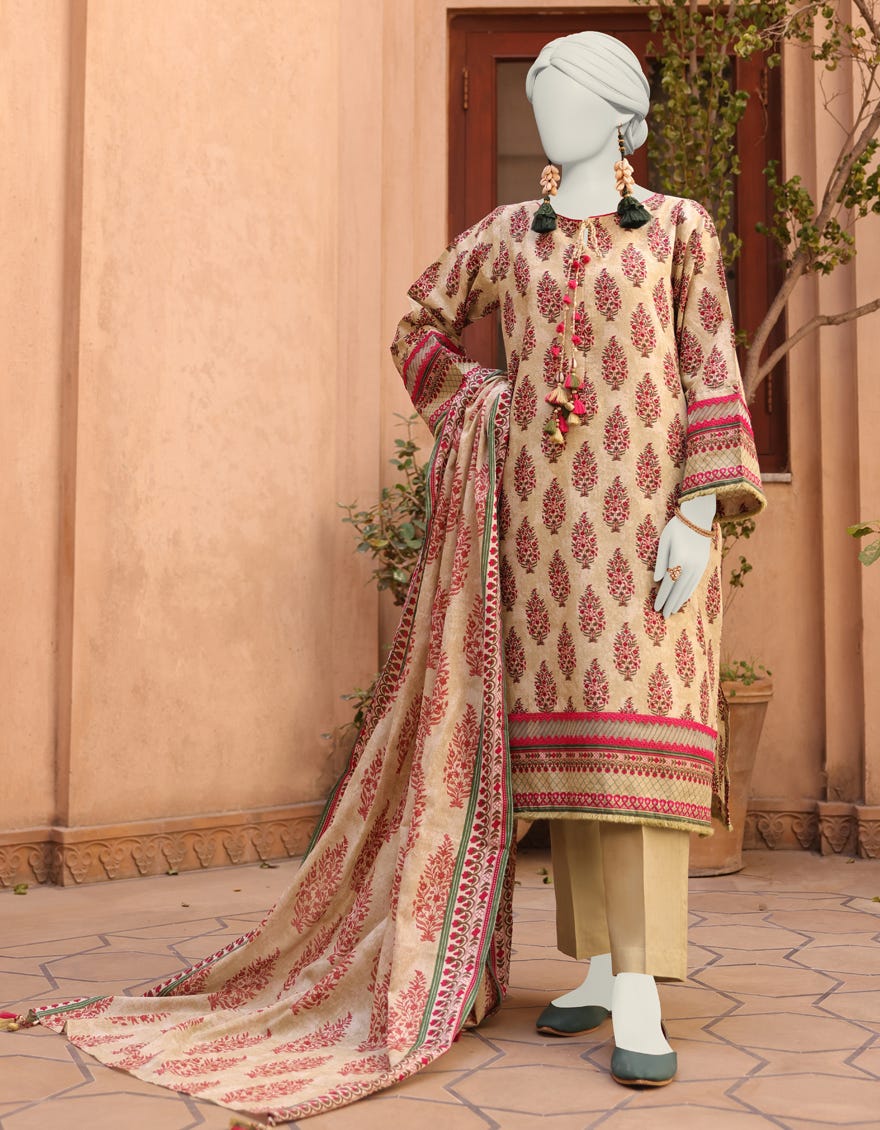 Multicolor Lawn Unstitched 3 Piece Dress | Jlawn-S-24-526