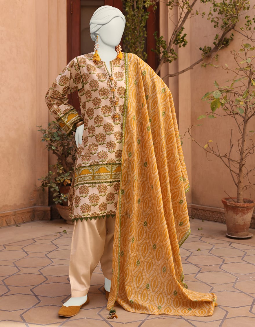 Multicolor Lawn Unstitched 3 Piece Dress | Jlawn-S-24-532
