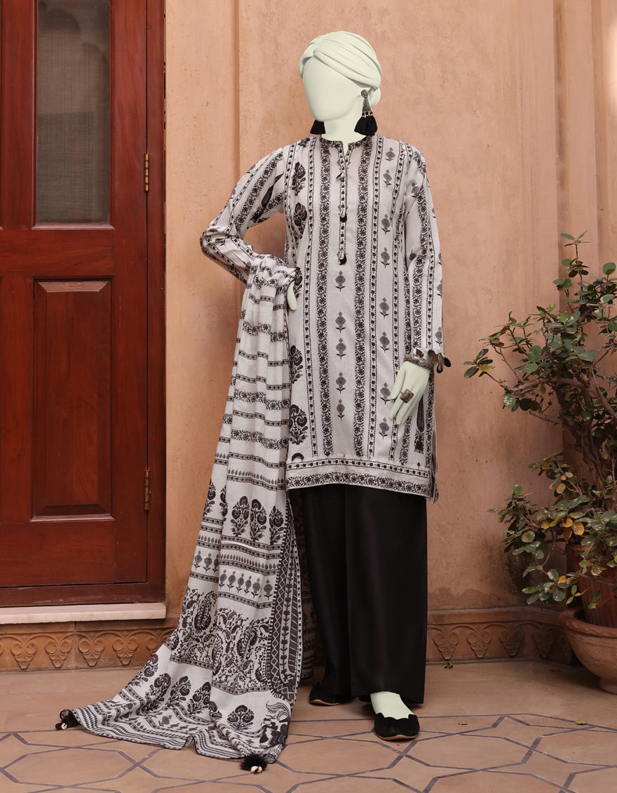 White Lawn Unstitched 3 Piece Dress | Jlawn-S-24-541