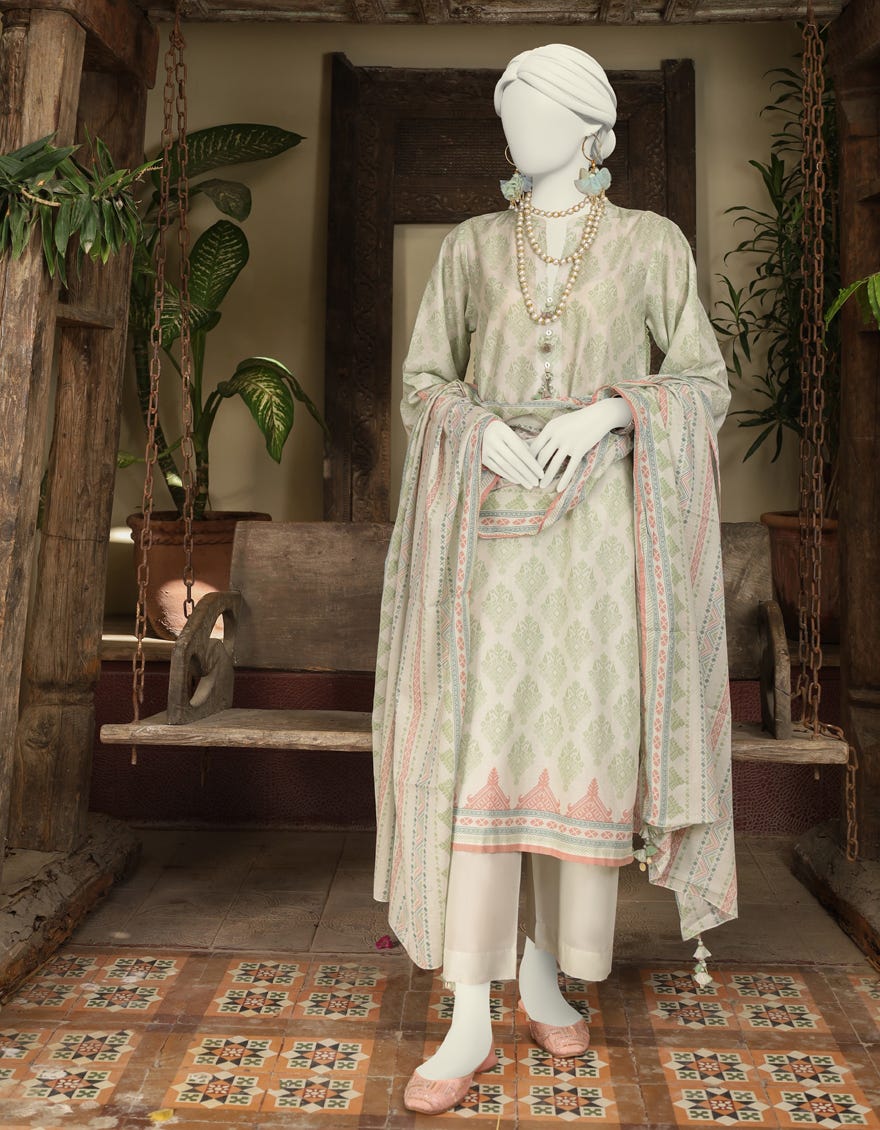 Multicolor Lawn Unstitched 3 Piece Dress | Jlawn-S-24-569
