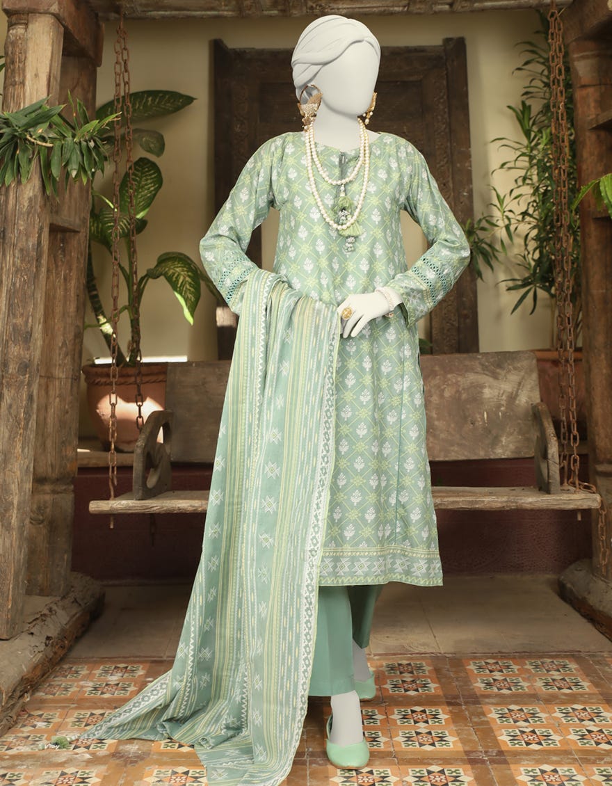 Multicolor Lawn Unstitched 3 Piece Dress | Jlawn-S-24-570