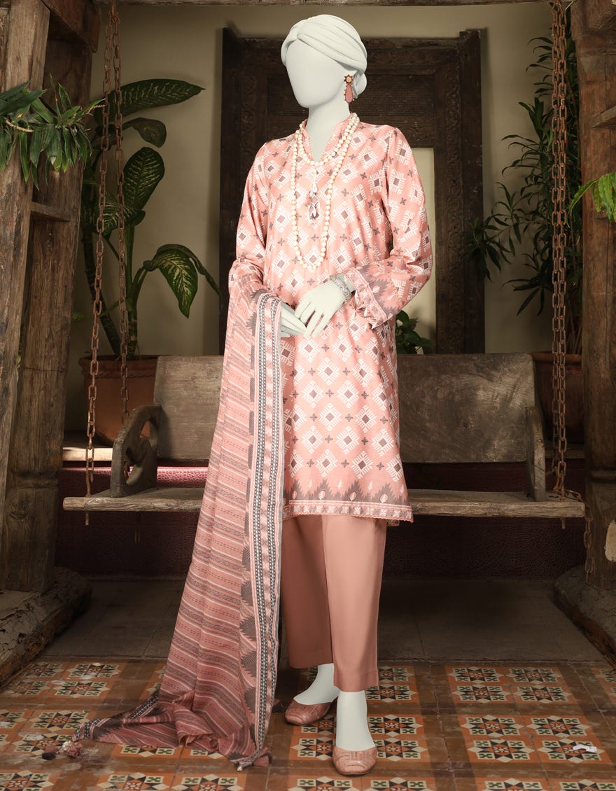 Multicolor Lawn Unstitched 3 Piece Dress | Jlawn-S-24-571