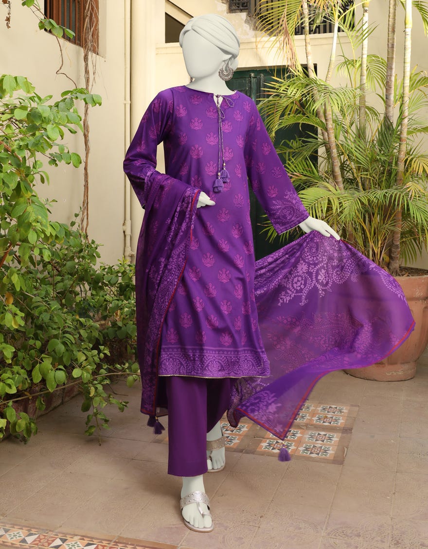 Multicolor Lawn Unstitched 3 Piece Dress | Jlawn-S-24-579