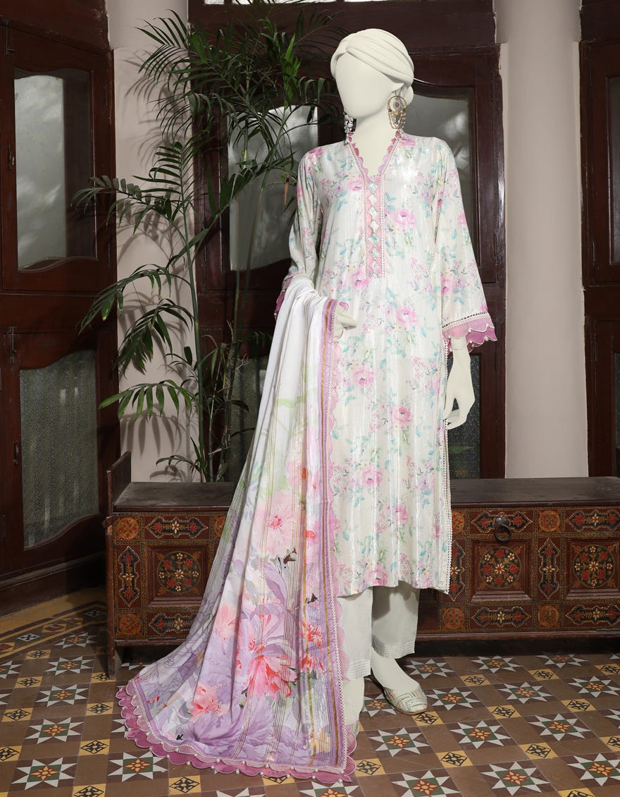 Green Lawn Unstitched 3 Piece Dress | Jlawn-S-24-600