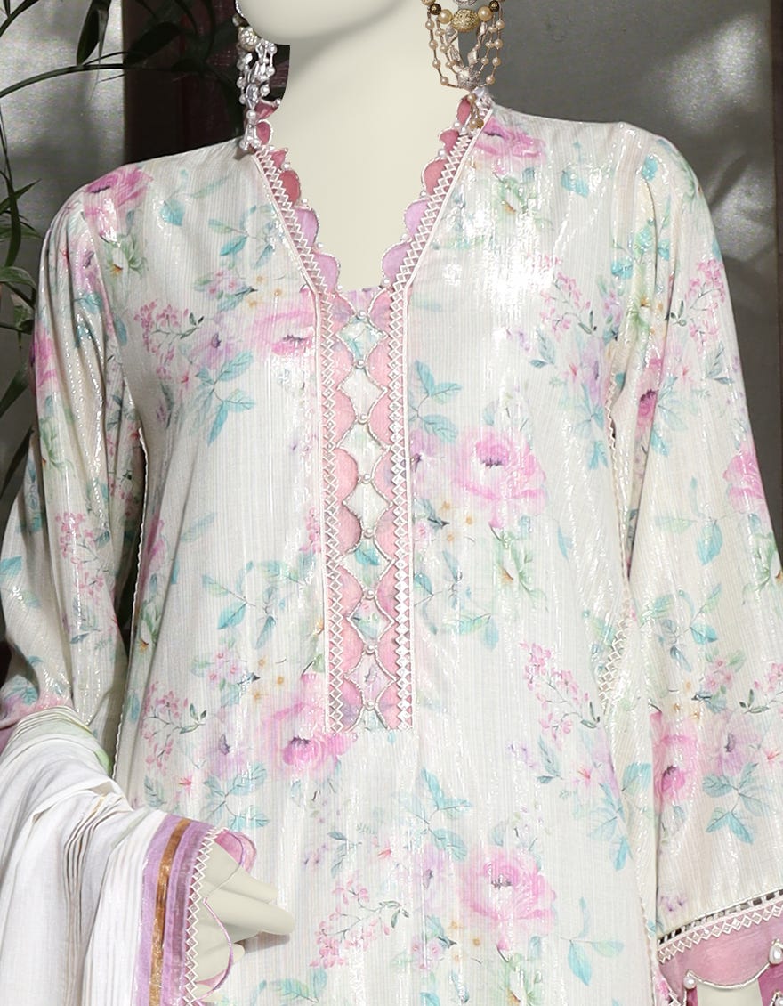 GREEN LAWN UNSTITCHED 3PC | JLAWN-S-24-600