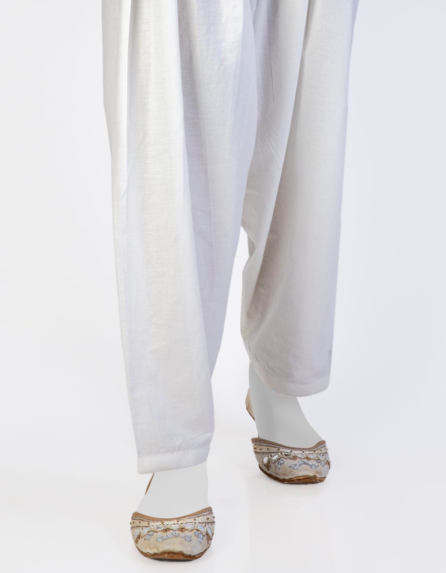 White Lawn Shalwar | Jjlt-S-24-8001-A