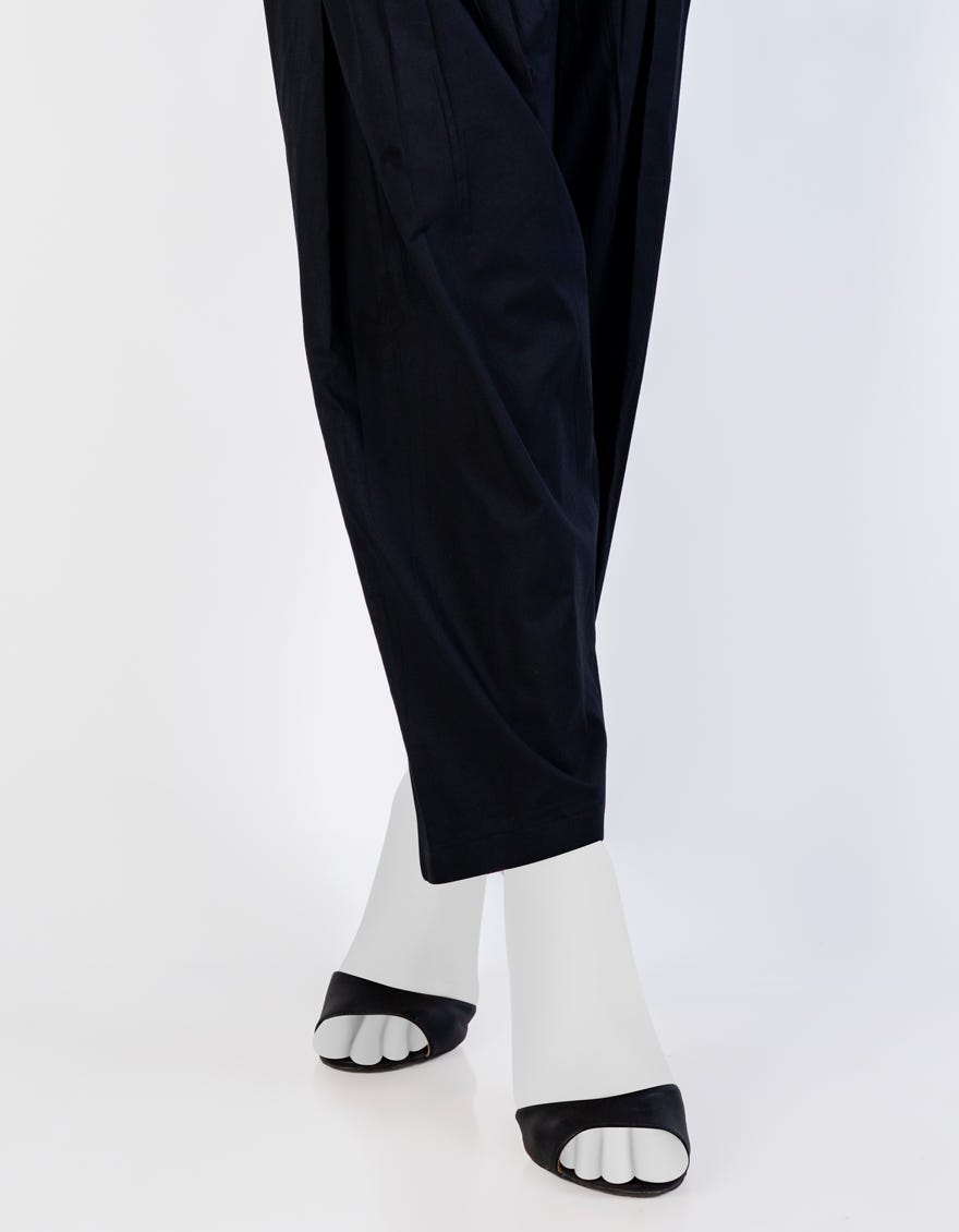 Black Lawn Shalwar | Jjlt-S-24-8001-B