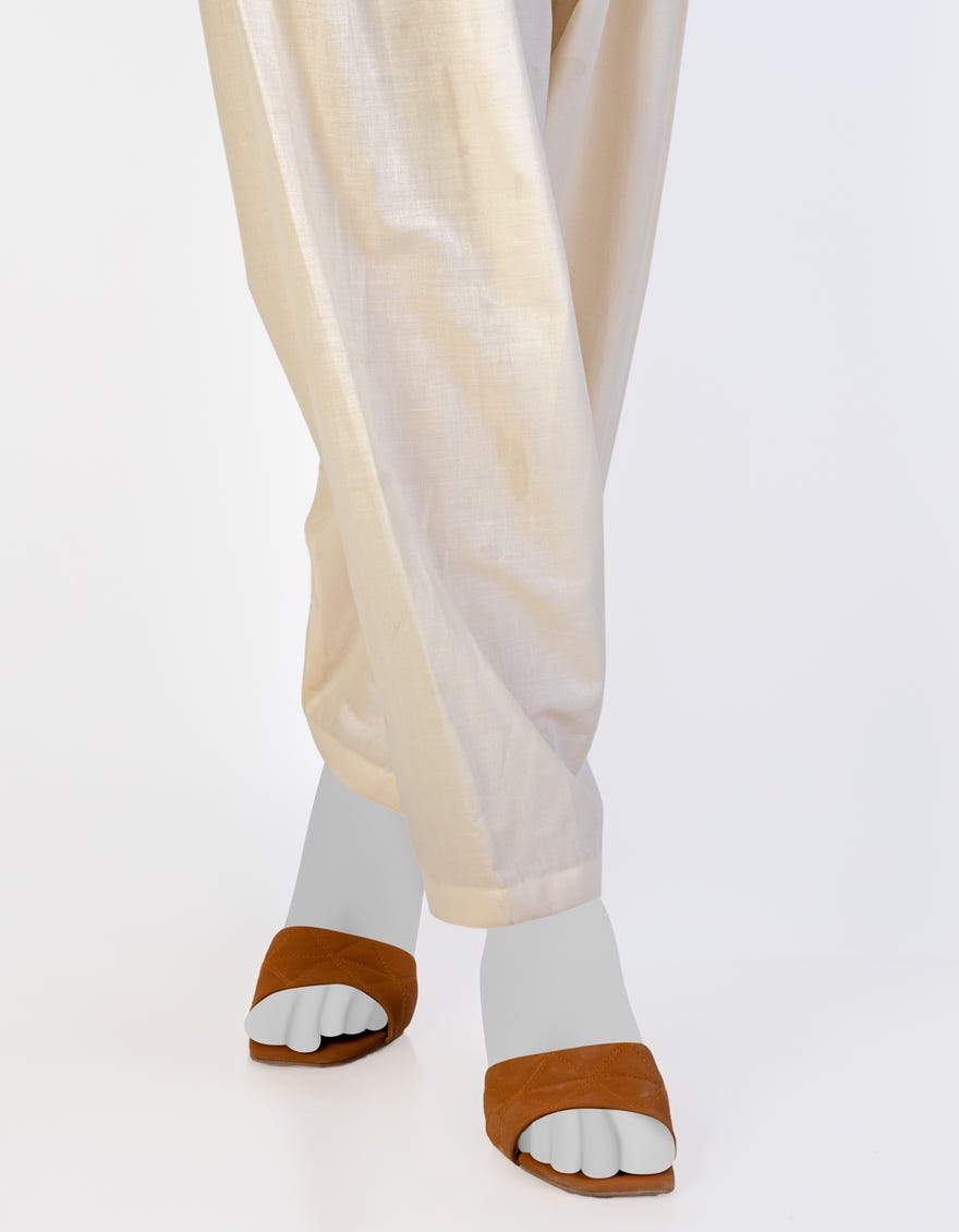 Off White Lawn Shalwar | Jjlt-S-24-8001-C