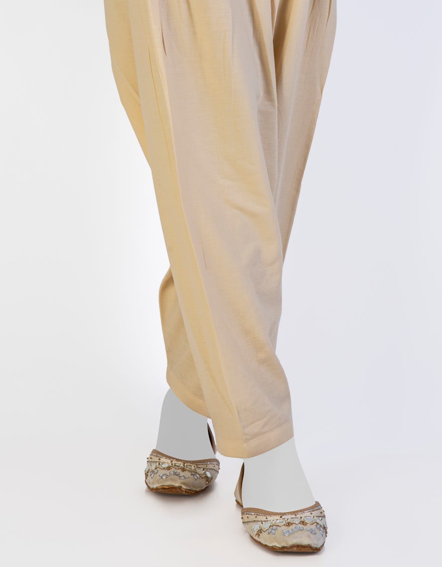 Beige Lawn Shalwar | Jjlt-S-24-8001-D