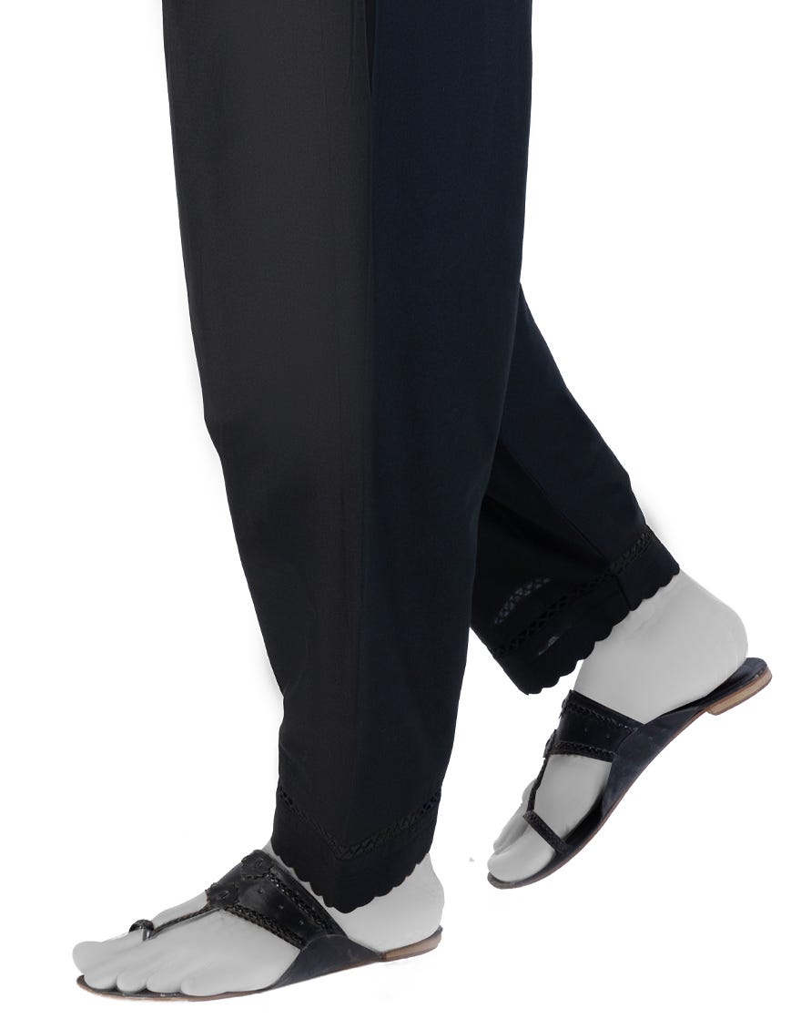 Black Lawn Shalwar | Jjlt-S-24-8003
