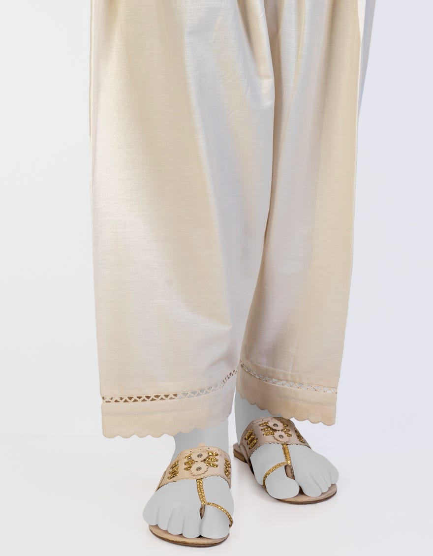 Beige Lawn Shalwar | Jjlt-S-24-8003