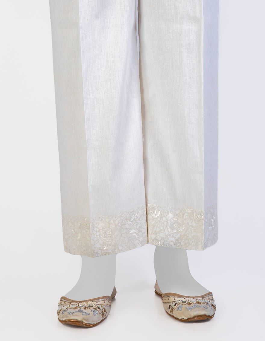 Off White Lawn Trousers | Jjlt-S-24-8005