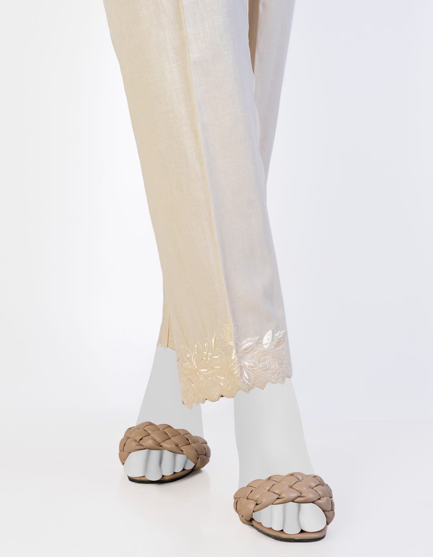 Off White Lawn Trousers | Jjlt-S-24-8006-C