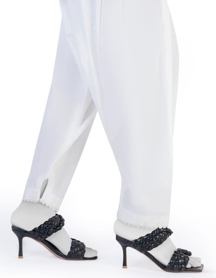 White Lawn Shalwar | Jjlt-S-24-8007-A