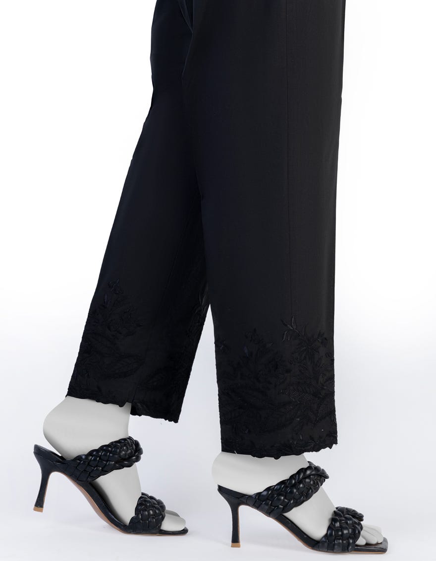 Black Lawn Trousers | Jjlt-S-24-8009-B