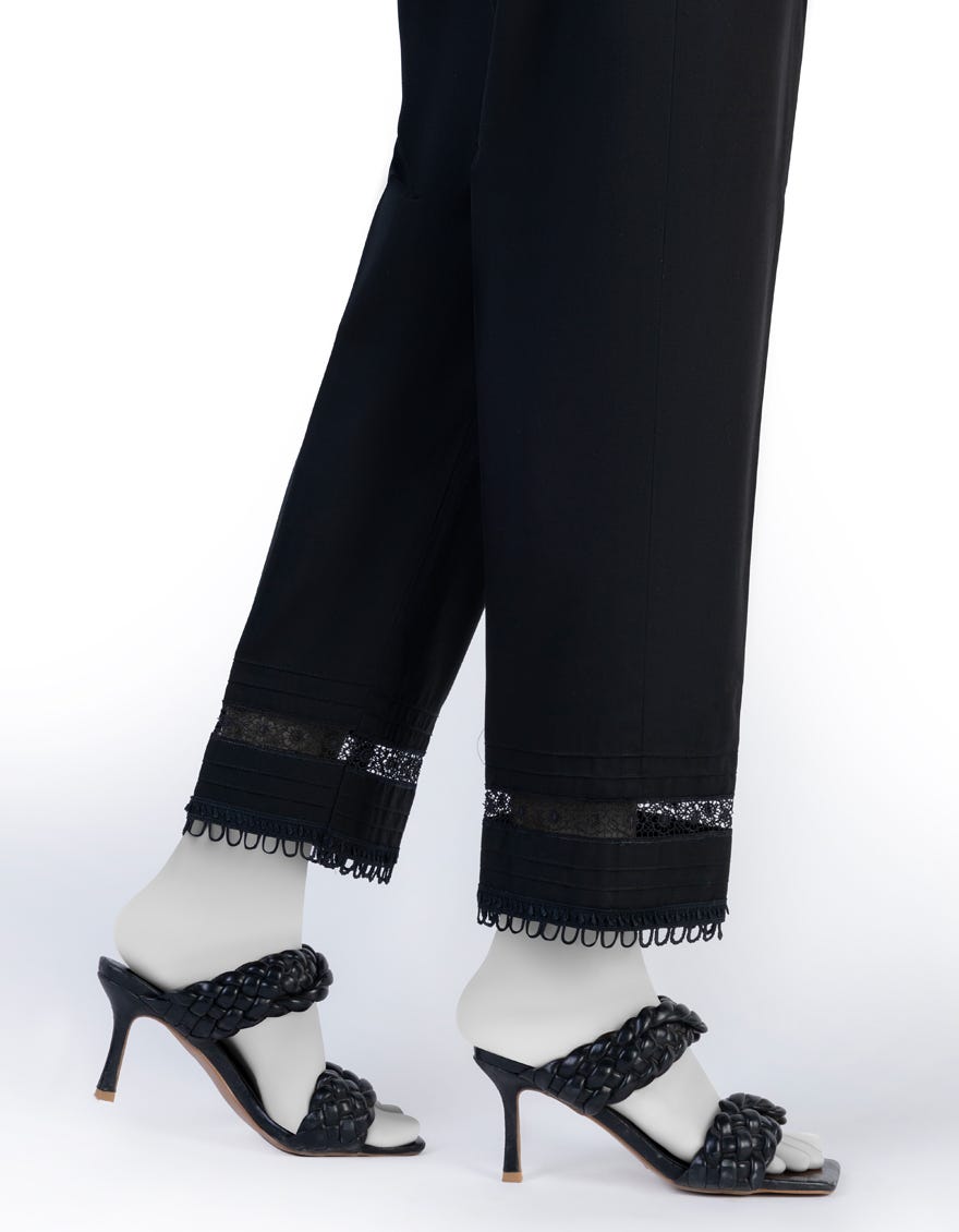 Black Lawn Trousers | Jjlt-S-24-8010-B