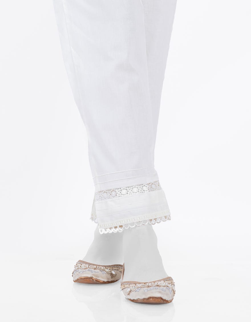 Off White Lawn Trousers | Jjlt-S-24-8010-C