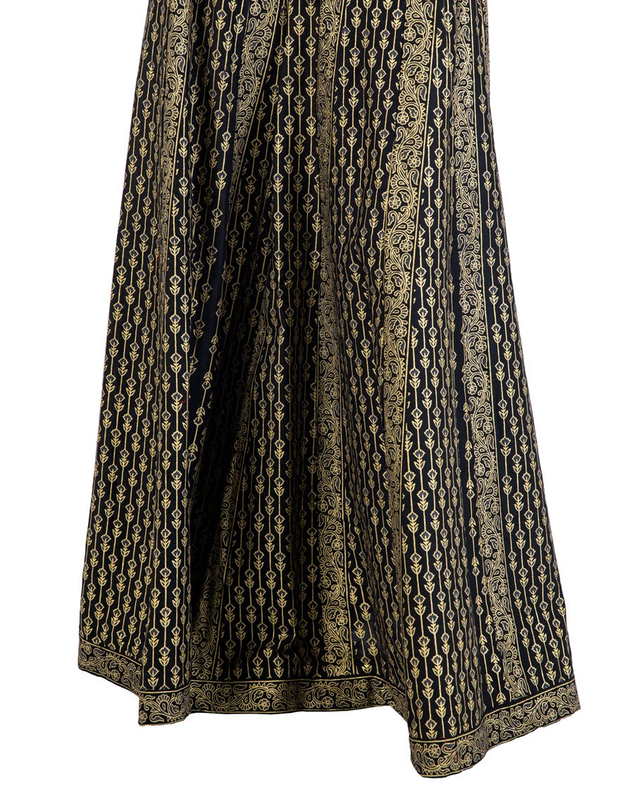 Black Lawn Gharara | Jjlt-S-24-8011-B