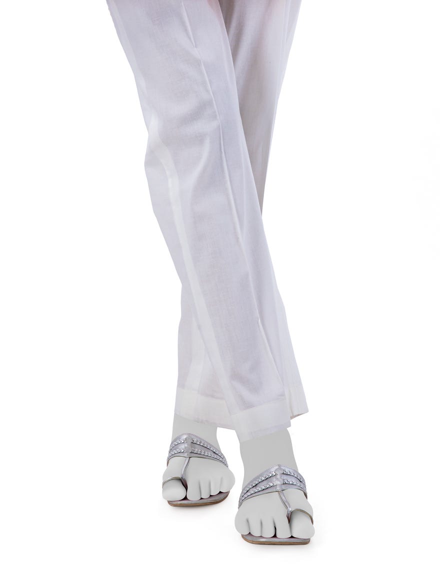 Off White Lawn Trousers | Jjlt-S-24-8018-C