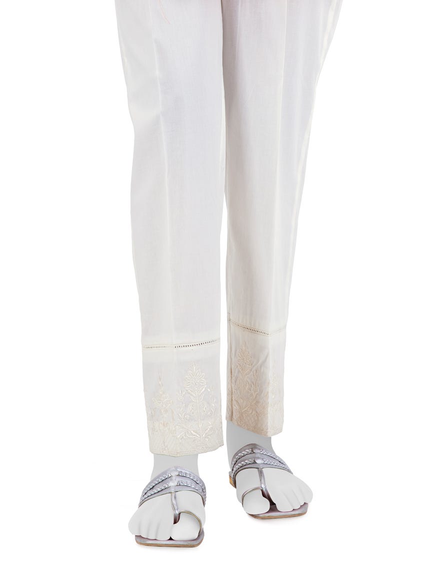 White Lawn Trousers | Jjlt-S-24-8023