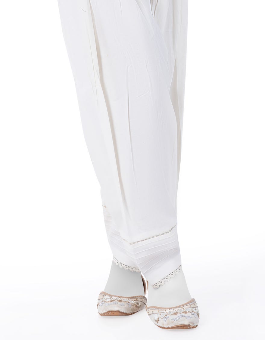 Off White Lawn Shalwar | Jjlt-S-24-8027-C