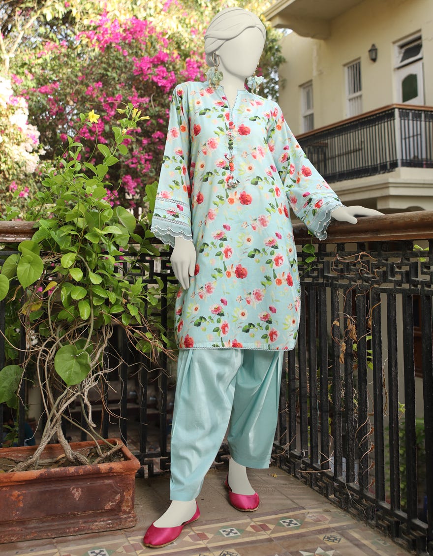 Multicolor Lawn Unstitched 1Pc | Jlawn-S-Jsu-24-923