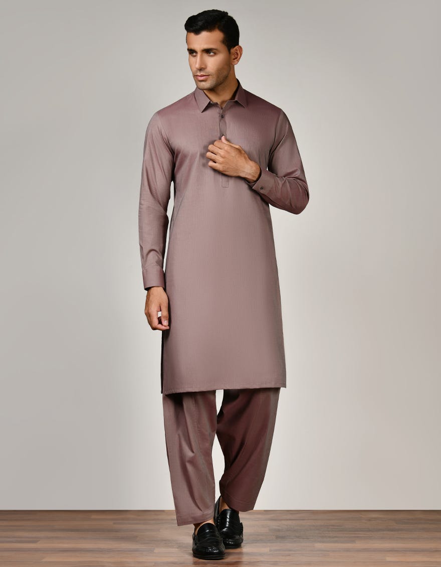 Red Cotton Unstitched Kameez Shalwar Fabric | Jjms-2477