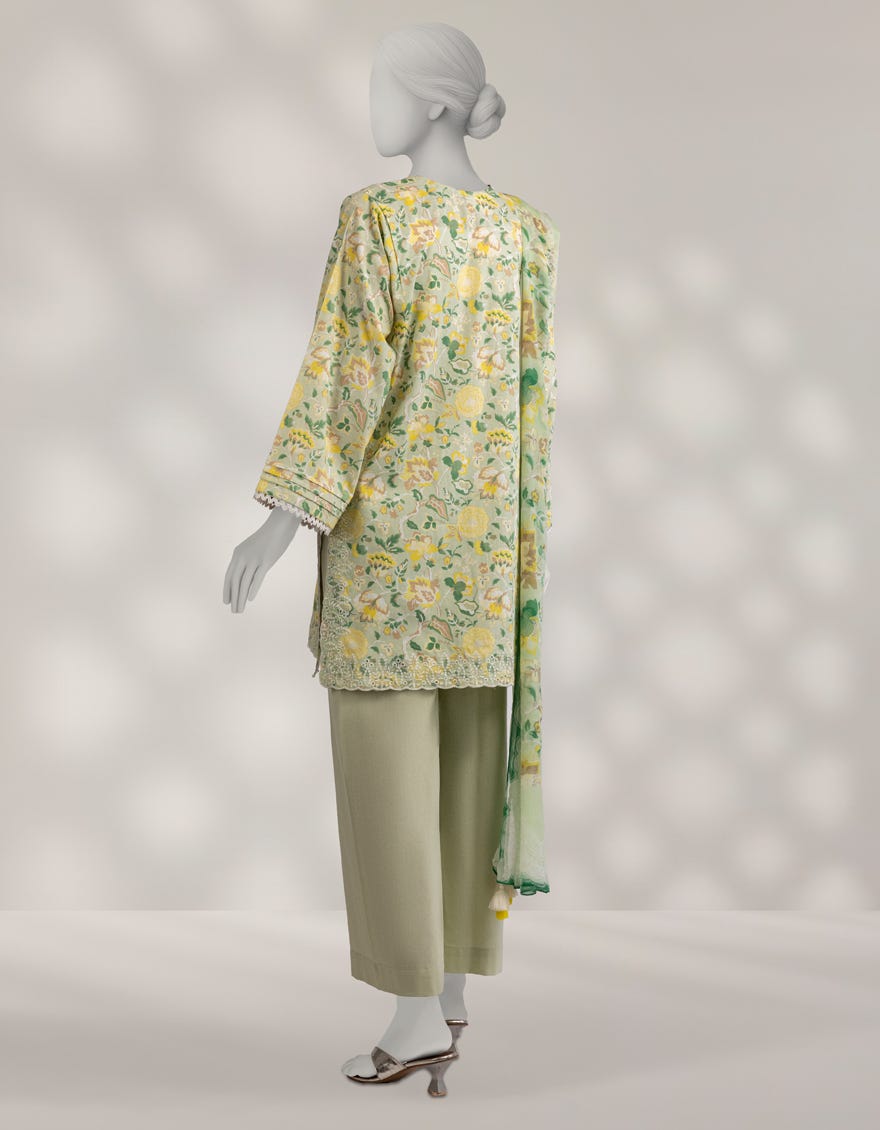 MULTICOLOR KARANDI EMBROIDERED UNSTITCHED 3PC
