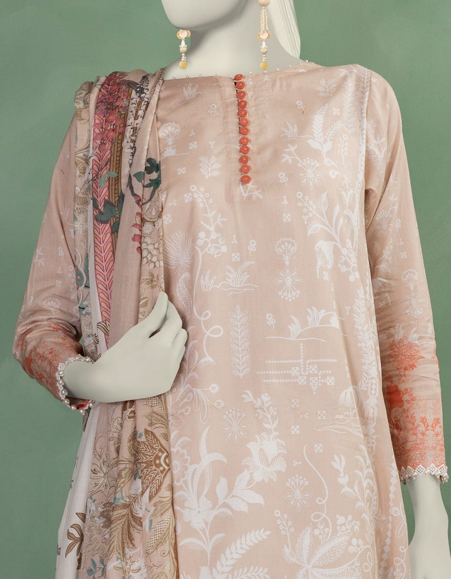 MULTICOLOR LAWN DIGITAL PRINTED UNSTITCHED 2PC
