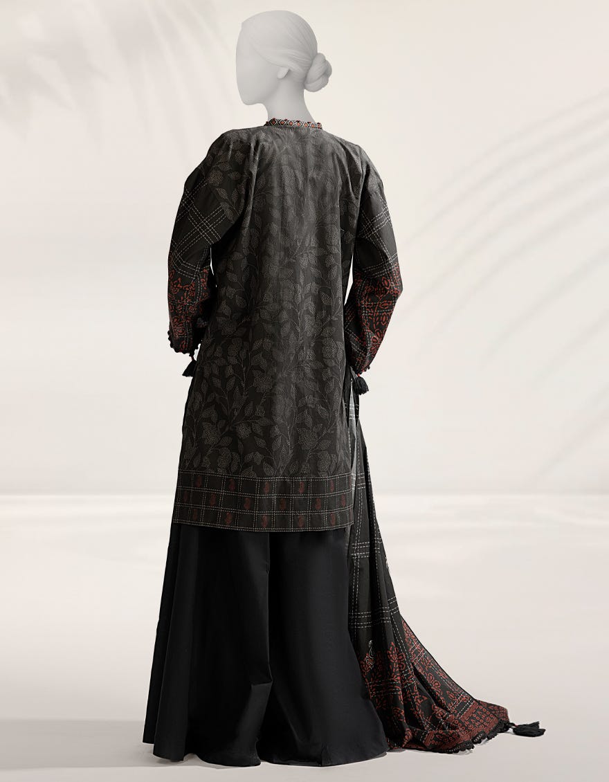 MULTICOLOR DIGITAL PRINTED CAMBRIC UNSTITCHED 2PC