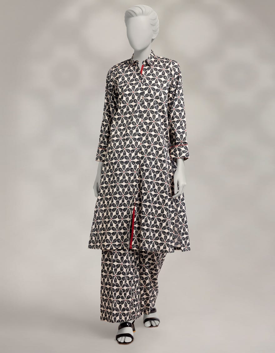 MULTICOLOR CAMBRIC PRINTED CO-ORD SET
