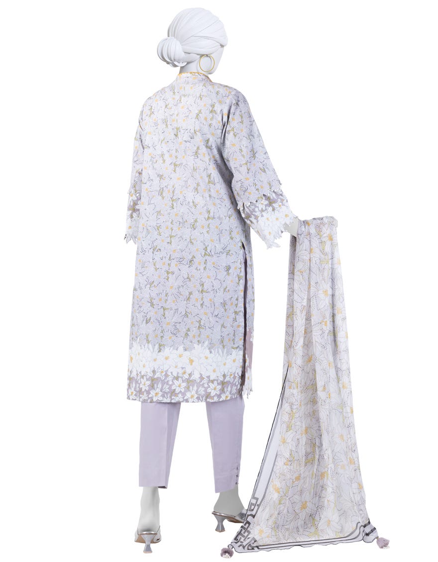GREY LAWN DIGITAL PRINTED UNSTITCHED 3PC